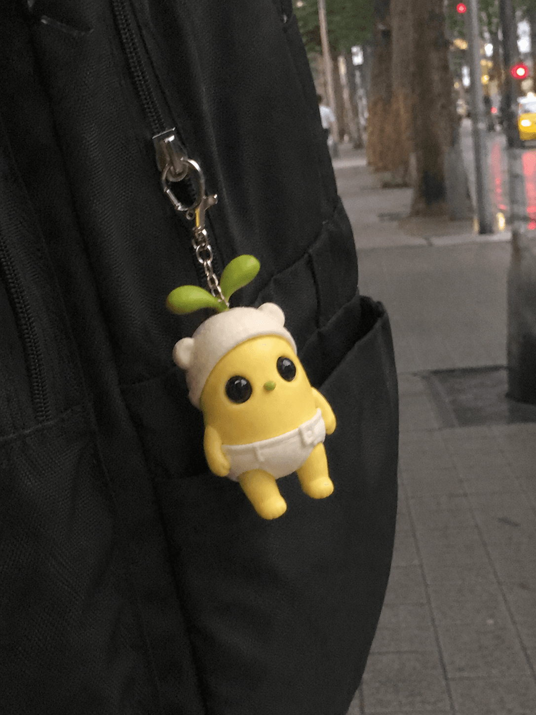 Patatín en mochila